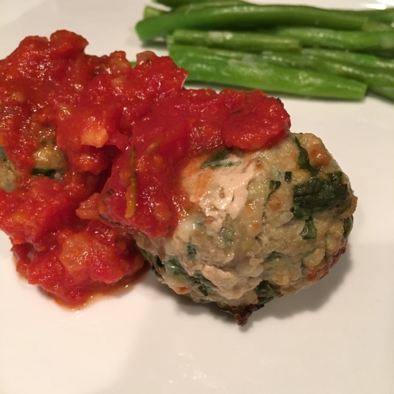 Turkey Spinach Meatballs