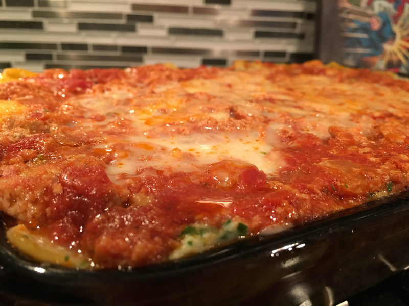 Turkey Spinach Lasagna